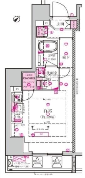 ベルシード西巣鴨の物件間取画像