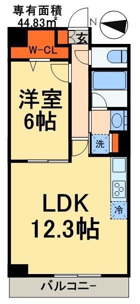 物件間取画像