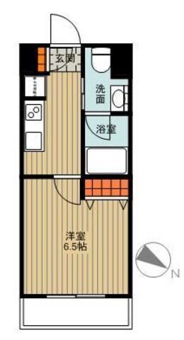 シンシティー町屋の物件間取画像