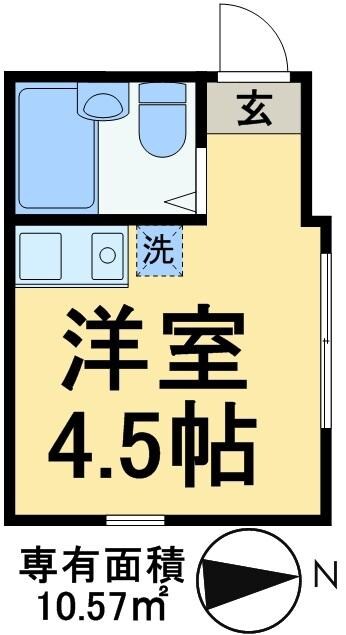 シャンテ東日暮里の物件間取画像