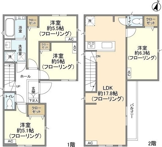 Ｋｏｌｅｔ足立大谷田＃０５の物件間取画像