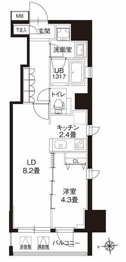 レオーネ御徒町の物件間取画像