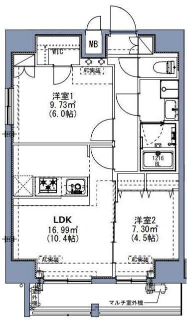 Ｓ－ＲＥＳＩＤＥＮＣＥ尾久ａｚｕｒｅの物件間取画像