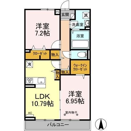 マウナケアの物件間取画像