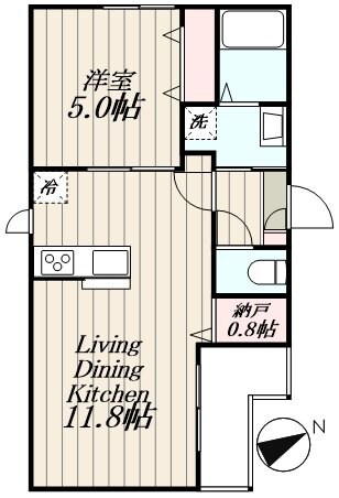 Ciel　A棟の物件間取画像