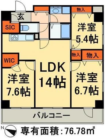 ロイヤルＫＪの物件間取画像