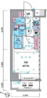 ジェノヴィア南千住IIスカイガーデンの物件間取画像