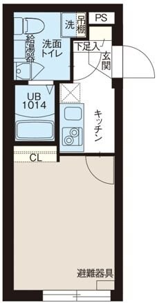 レピュア北千住レジデンスの物件間取画像