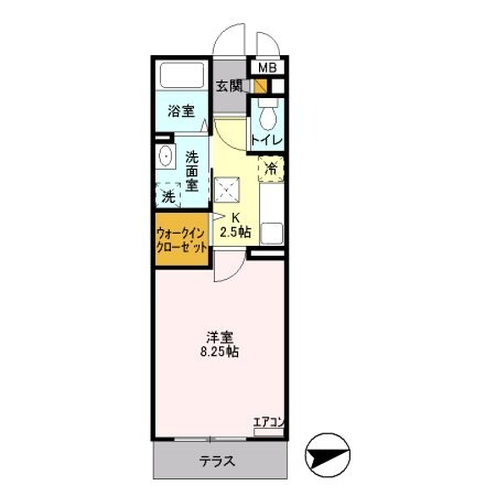 Residence Kamiya IIIの物件間取画像