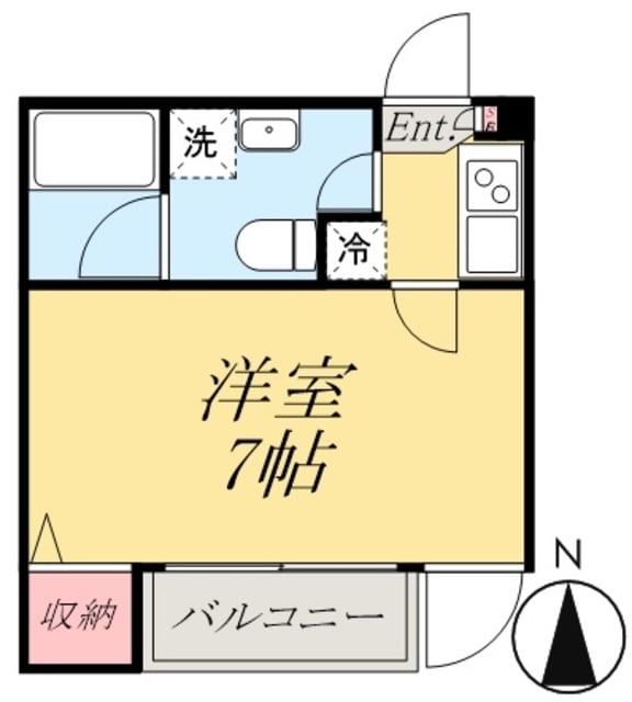 ルフレ東四つ木の物件間取画像