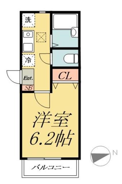 新小岩フェリーチェの物件間取画像