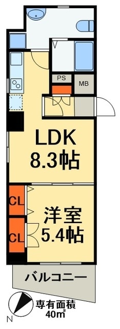 メイクスデザイン入谷の物件間取画像