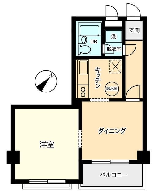 ハイネス小石川の物件間取画像