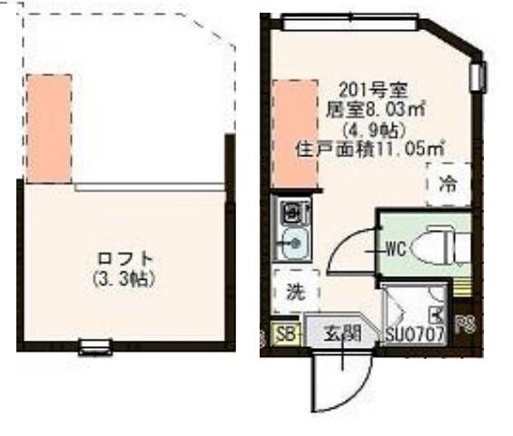 仮称）荒川六丁目(6)の物件間取画像