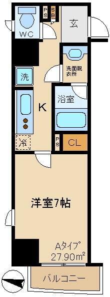 ラブールミノワの物件間取画像