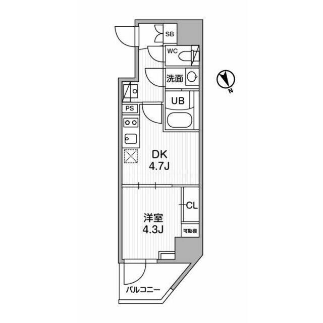 SYFORME江戸川橋の物件間取画像