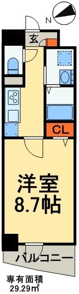 メゾンドール入谷の物件間取画像