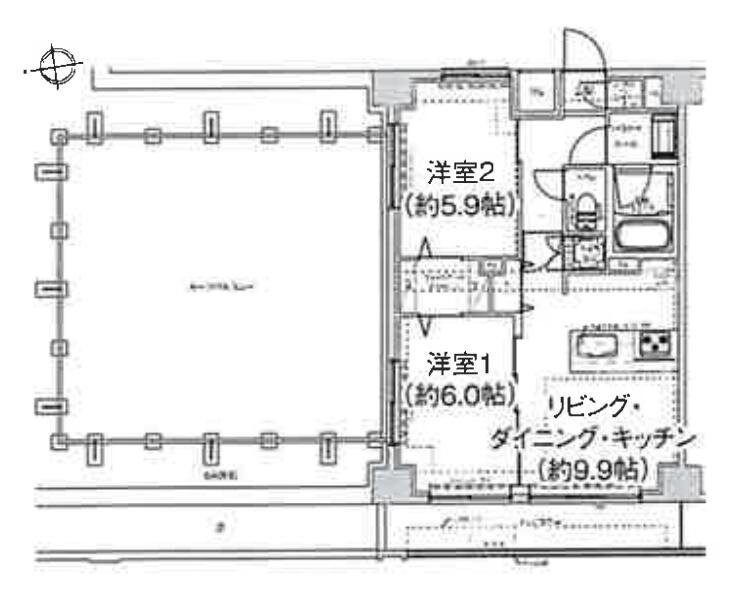 エルフォルテ東日暮里の物件間取画像