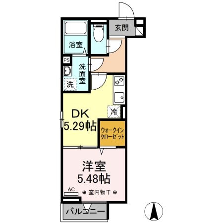 レインボー皿沼の物件間取画像