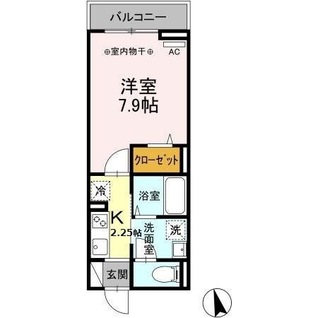 グラナーダ西新井の物件間取画像