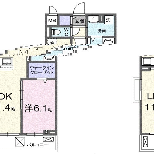 ｋａ　ｐｉｌｉｎａ（カピリナ）の物件間取画像