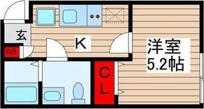 クレアシオン千住の物件間取画像