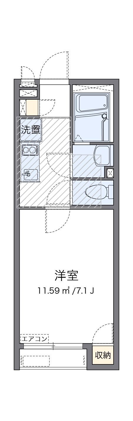 ミランダちどりの物件間取画像