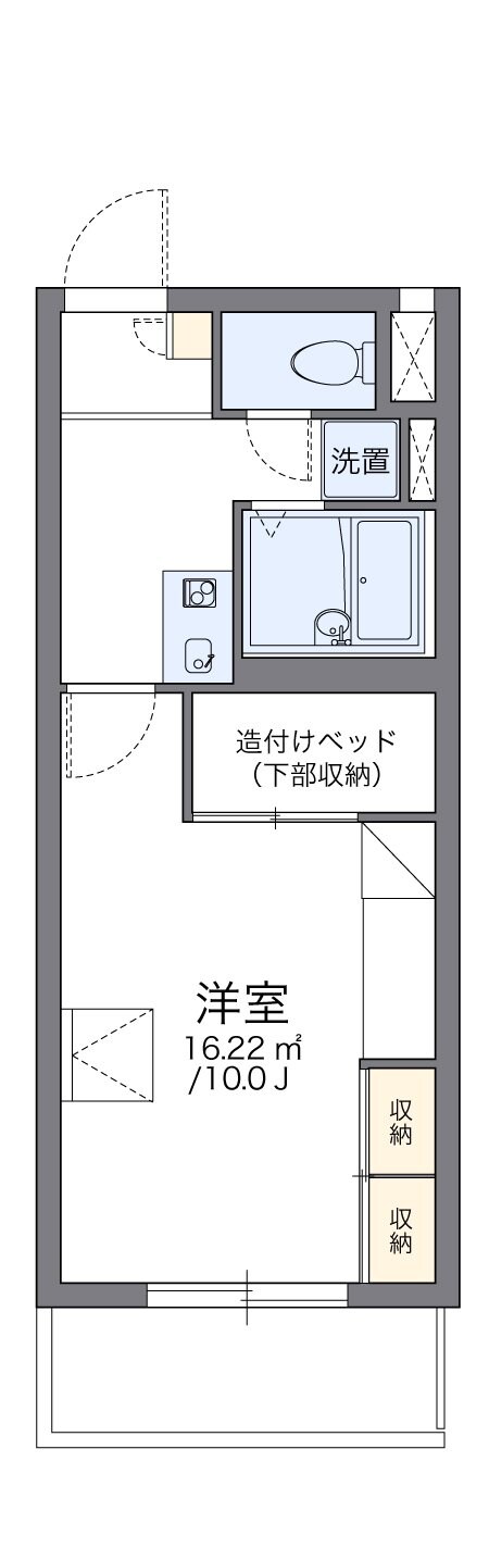 レオパレスグレイスフルの物件間取画像