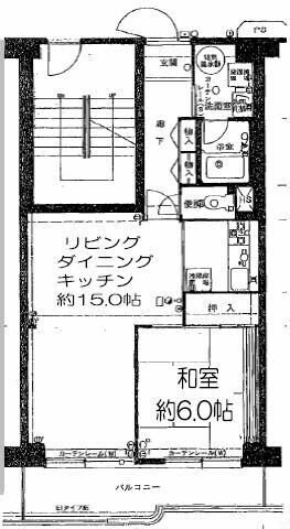 五反野第三スカイハイツの物件間取画像