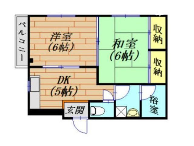 メゾン・ド・カスミの物件間取画像