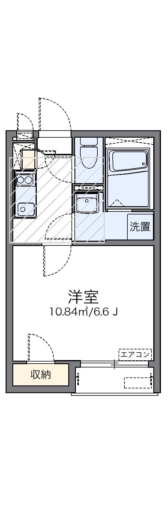 レオネクストＣＨＡＣＨＡの物件間取画像