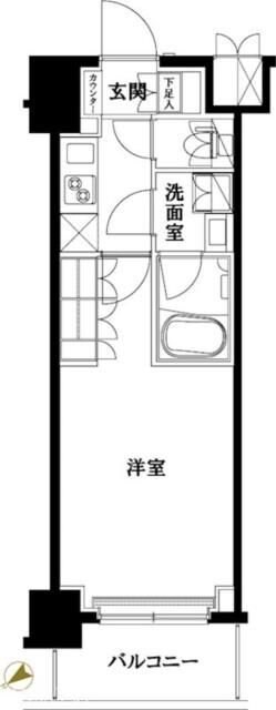 ルーブル五反野弐番館の物件間取画像