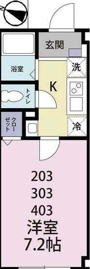 モンレーヴ南千住の物件間取画像