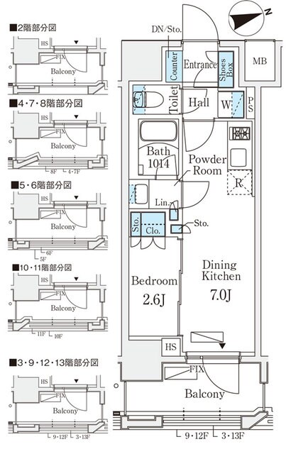 リビオメゾン御茶ノ水ＥＡＳＴの物件間取画像