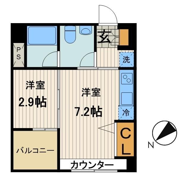 ハイリーフ上野の物件間取画像