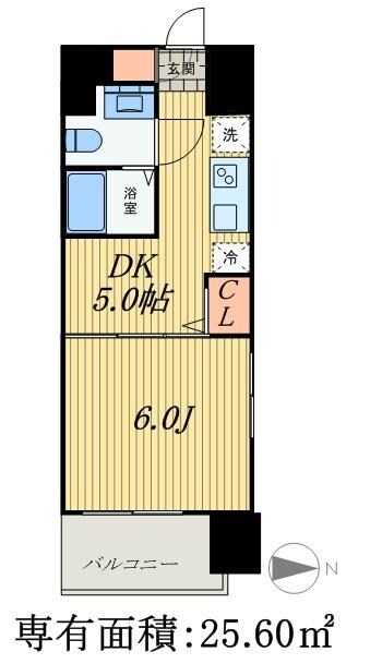 オークスクエア雷門の物件間取画像