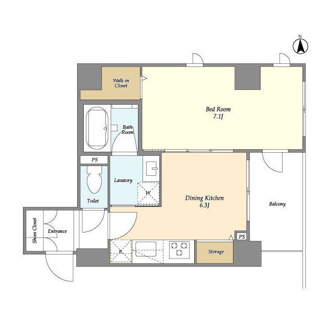グランカーサ王子IIIの物件間取画像