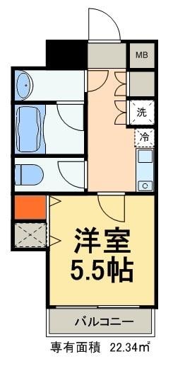 西川ビルの物件間取画像