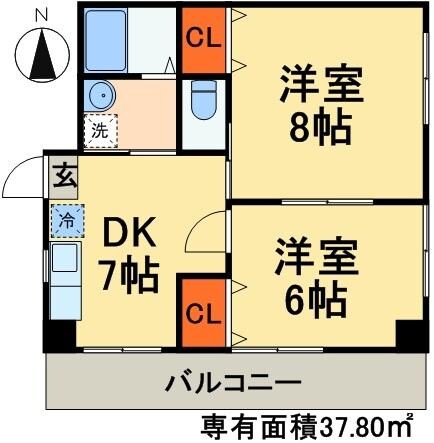 ダイヤモンドレジデンス東日暮里第二の物件間取画像