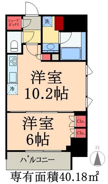 ＨＦ上野入谷レジデンスの物件間取画像