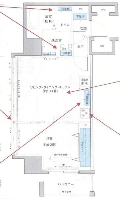 レジェンダリーガーデン赤羽イーストビューの物件間取画像