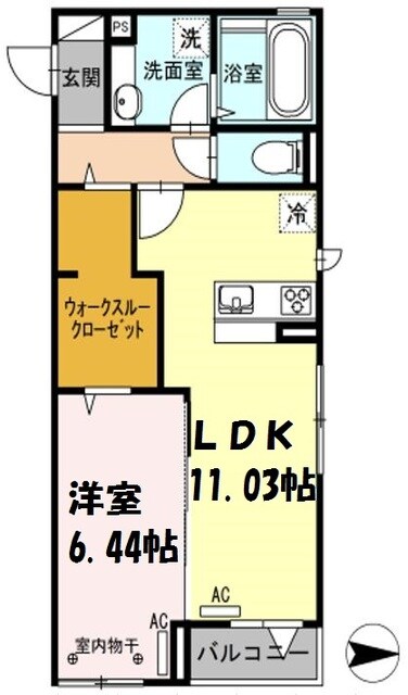 ラピュタ　ウイングスの物件間取画像