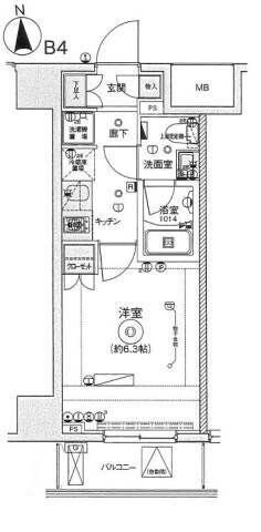 リヴシティ綾瀬ＷＥＳＴの物件間取画像