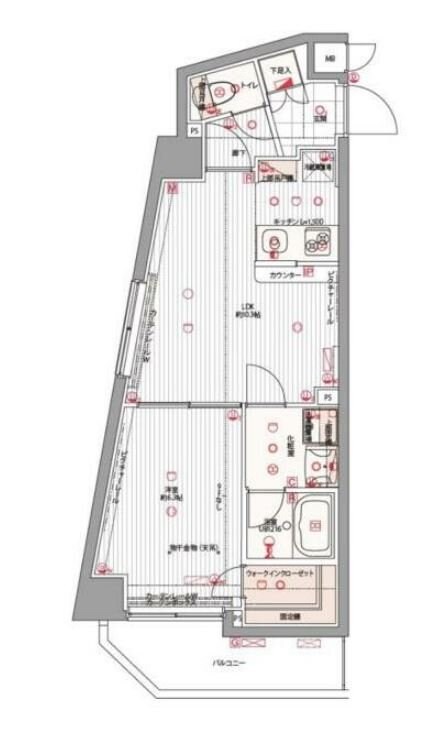 パティーナ曳舟の物件間取画像