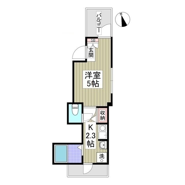 MELDIA四ツ木の物件間取画像