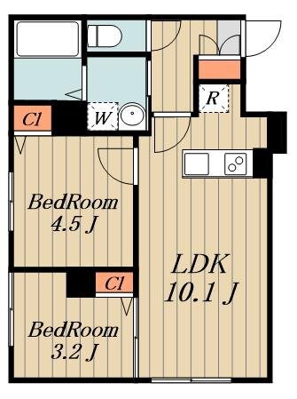 エルファーロ東日暮里の物件間取画像