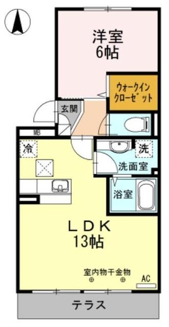 シトロンフレアIIの物件間取画像