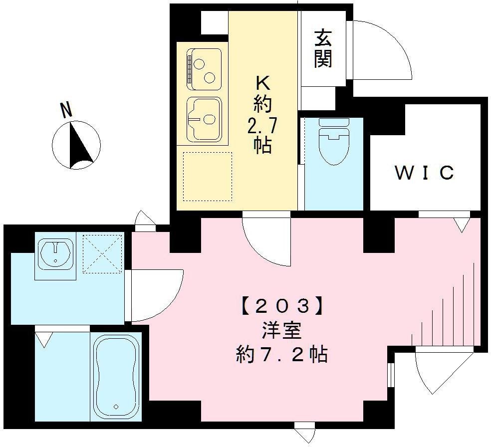 レジデンス横網の物件間取画像