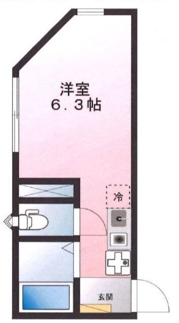 Glanz亀有の物件間取画像