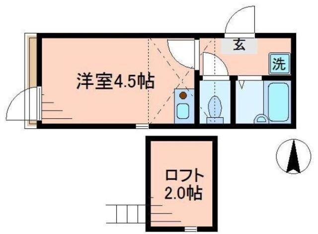 リブ堀切菖蒲園の物件間取画像